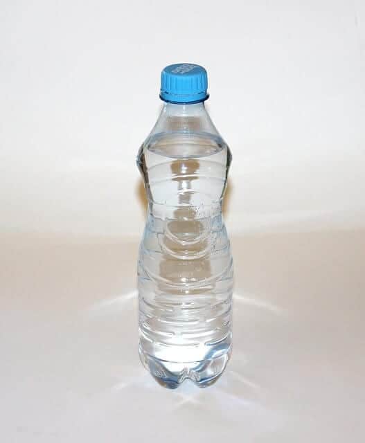 water bottle for pom pom activities