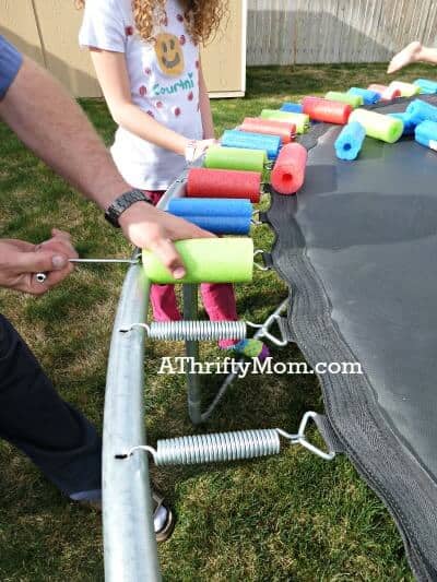 replace-a-worn-out-trampoline-safety-pad-with-pool-noodles-Easy-DIY-diy-poolnoodlestrampoline-homeimprovement