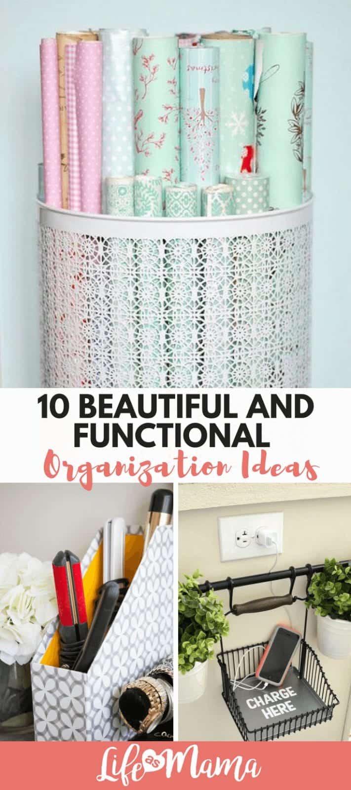 10 Beautiful And Functional Organization Ideas