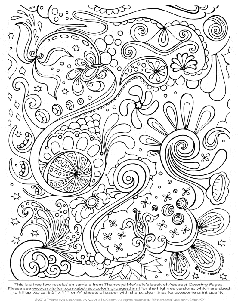 free-abstract-coloring-page-to-print