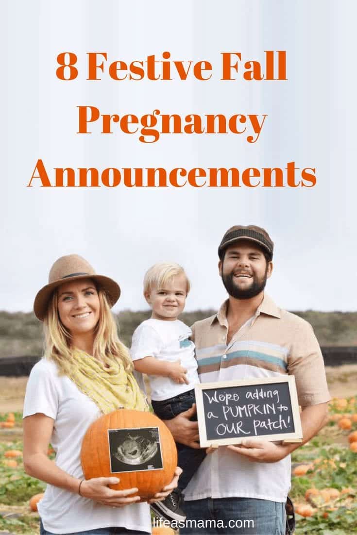8 Festive Fall Pregnancy Announcements