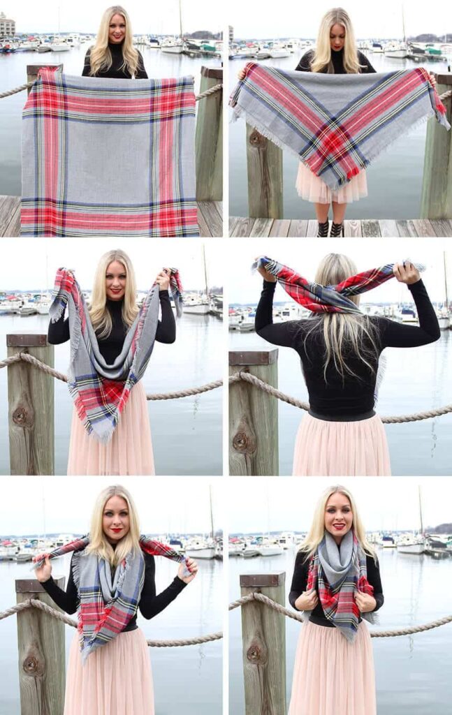 How-To-Tie-a-Square-Blanket-Scarf