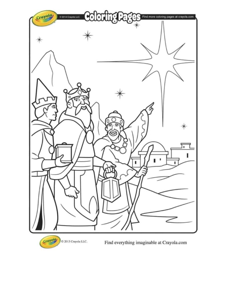 9 Wonderful Winter Kids Coloring Pages - Page 3 of 3