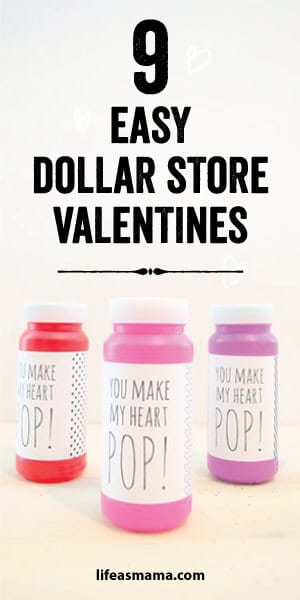 dollar store valentines