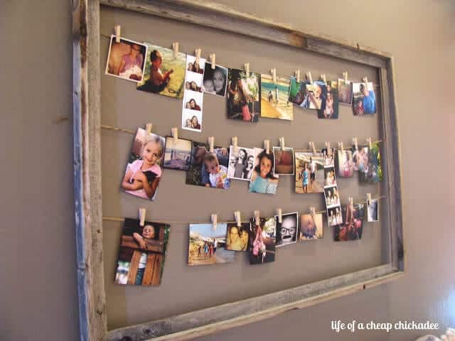 10 Creative Ways To Hang Photos Without Frames - Photo Wall Without Frames Ideas