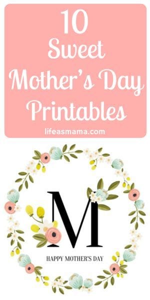 Mother's Day printables
