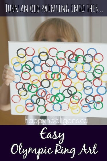 Easy-Olympic-Ring-Art