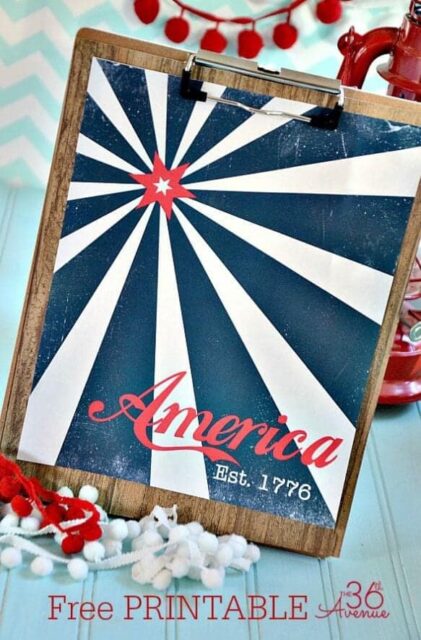 10 Free Patriotic Printables - Page 2 of 3