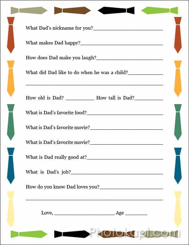 fathersdayquestionaire