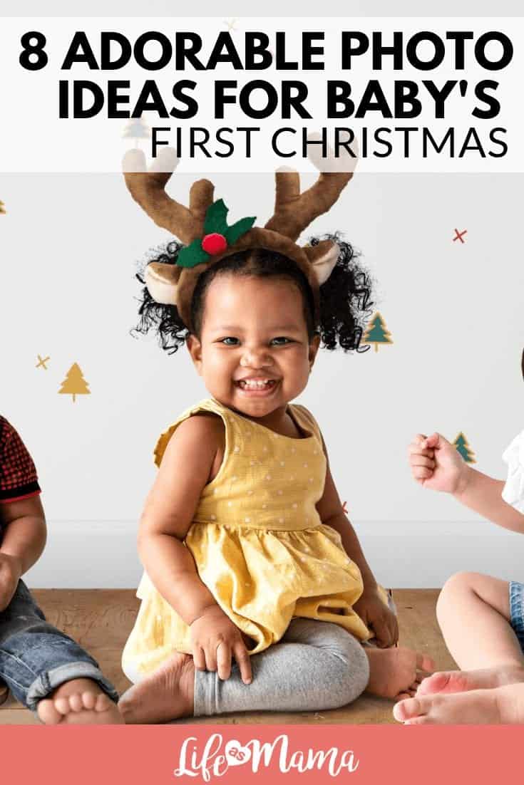 8 Adorable Photo Ideas For Baby's First Christmas