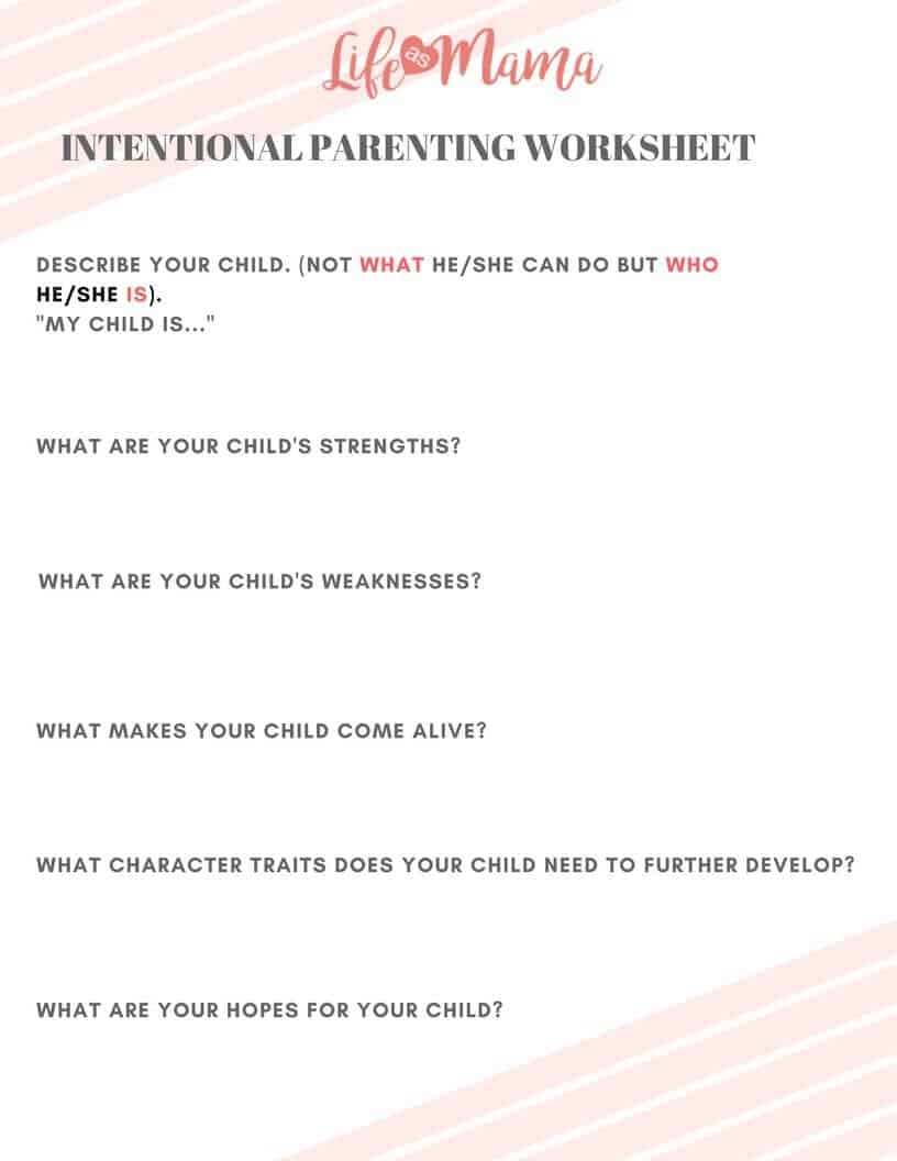 Guide To Intentional Parenting