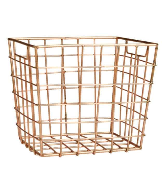 Copper Storage Basket