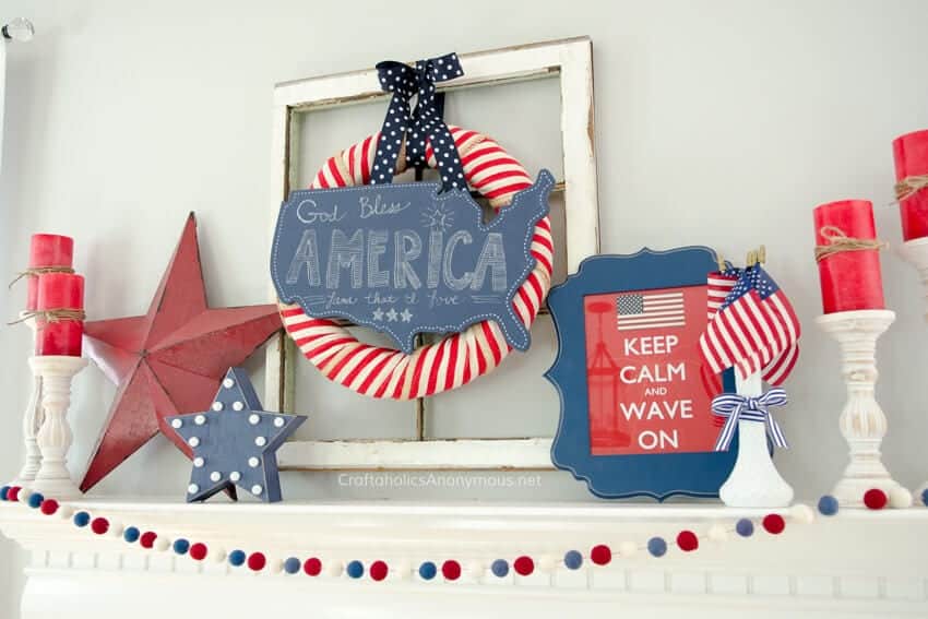 4th of july mantle