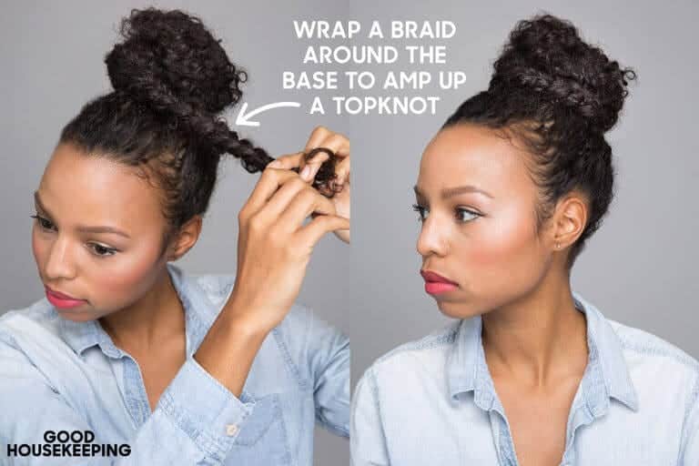 braided top knot
