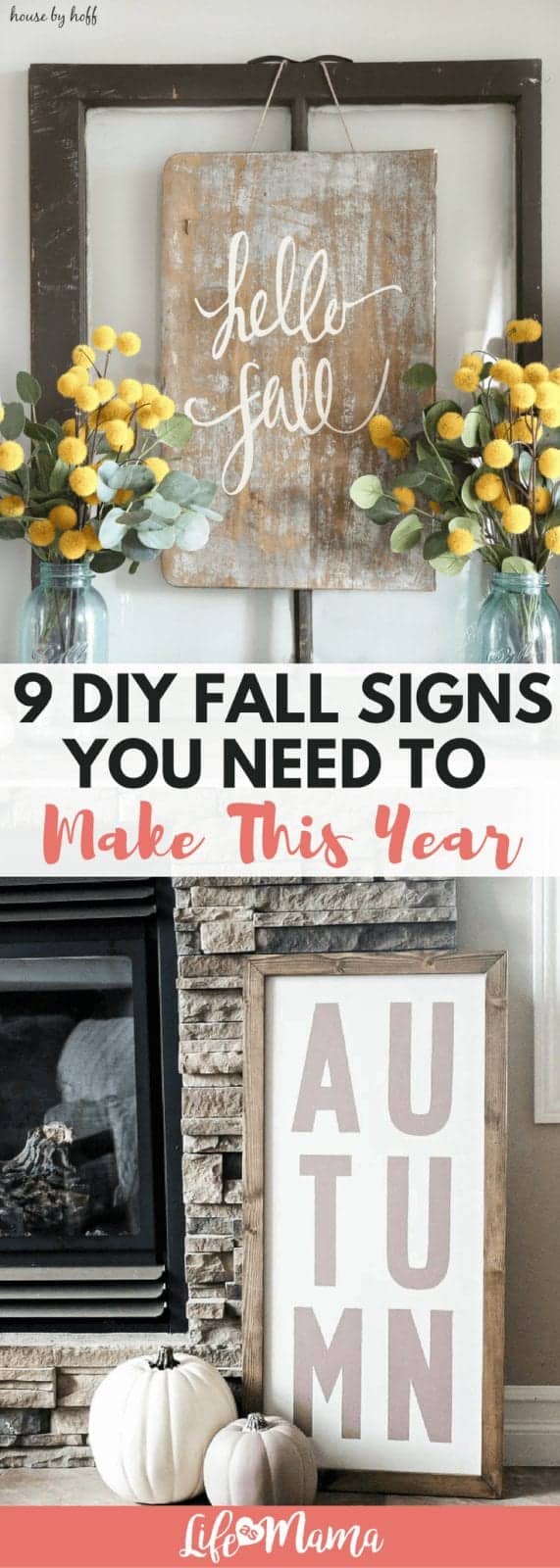 DIY Fall Signs