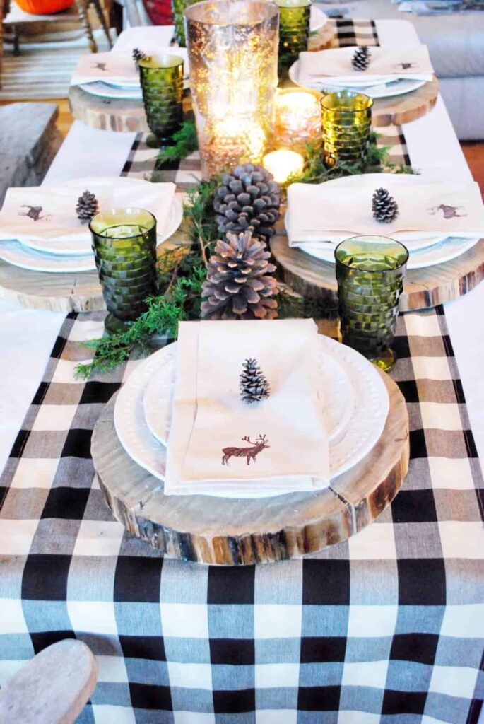 Christmas tablescapes