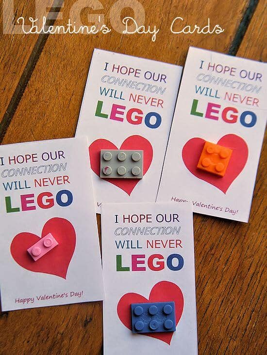 7 Easy DIY LEGO Valentines