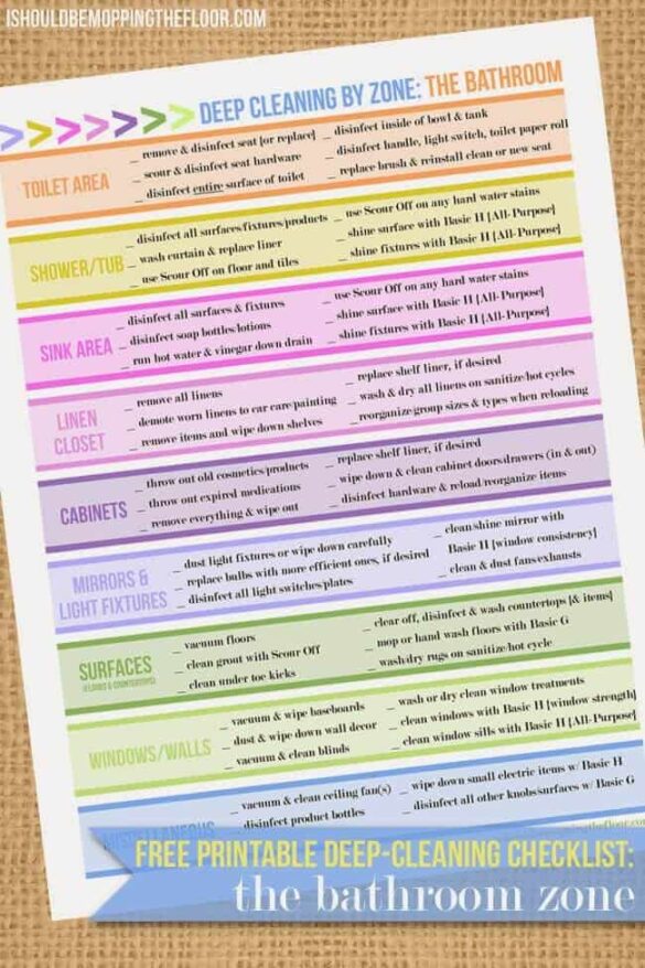 The Only Collection of Spring Cleaning Printables You'll Ever Need