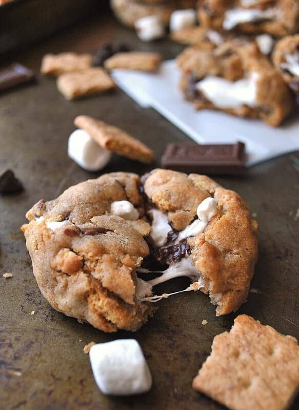 s'mores stuffed desserts