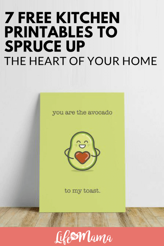 7 Free Kitchen Printables To Spruce Up The Heart Of Your Home