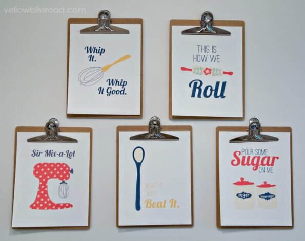 7 Free Kitchen Printables To Spruce Up The Heart Of Your Home