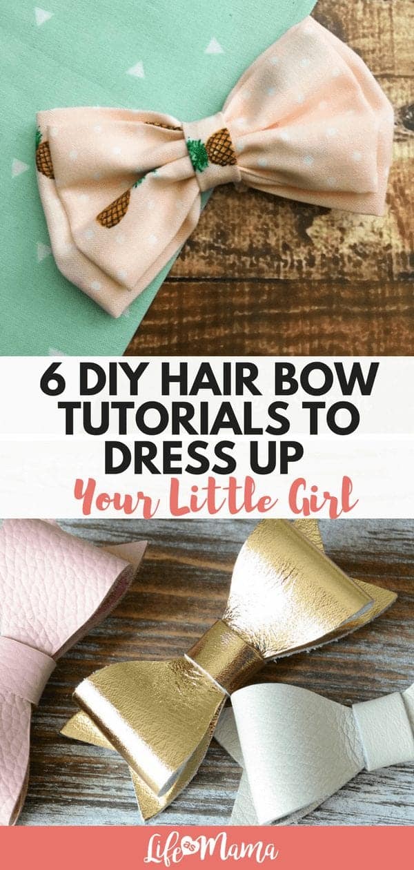 6 DIY Hair Bow Tutorials To Dress Up Your Little Girl