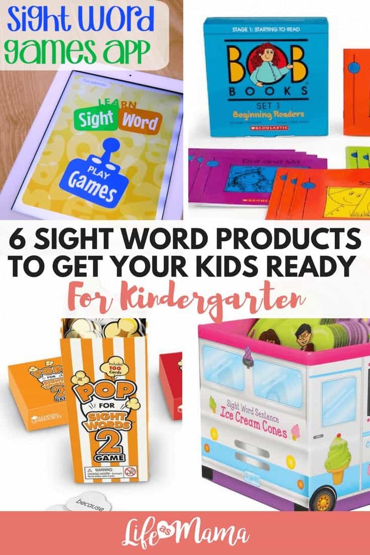 6 Sight Word Products To Get Your Kids Ready For Kindergarten