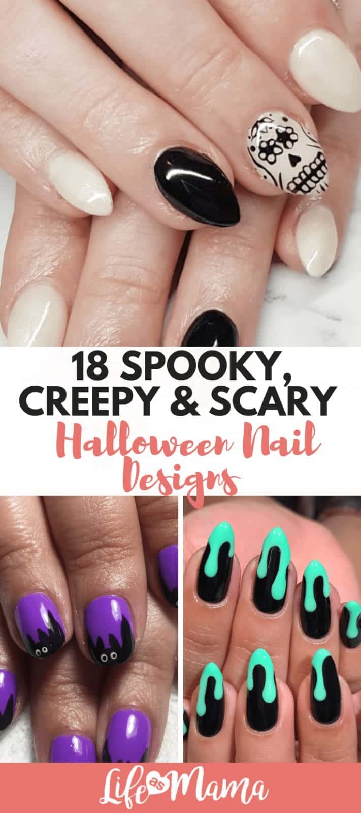 18 Spooky, Creepy And Scary Halloween Nail Designs