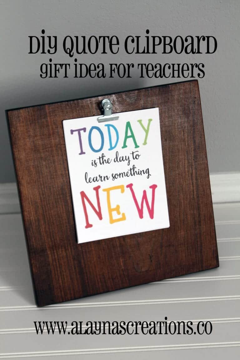 10 Cute Homemade Teacher Gifts For Under $5!