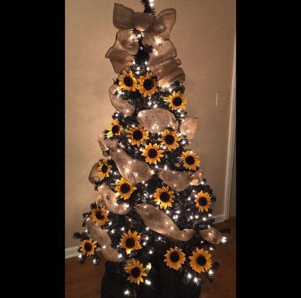 sunflower Christmas Tree