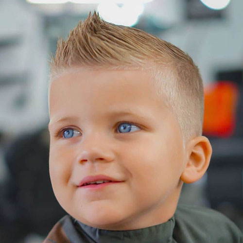 Faux hawk and design for a birthday boy. He was turning 8, so he got t... |  TikTok