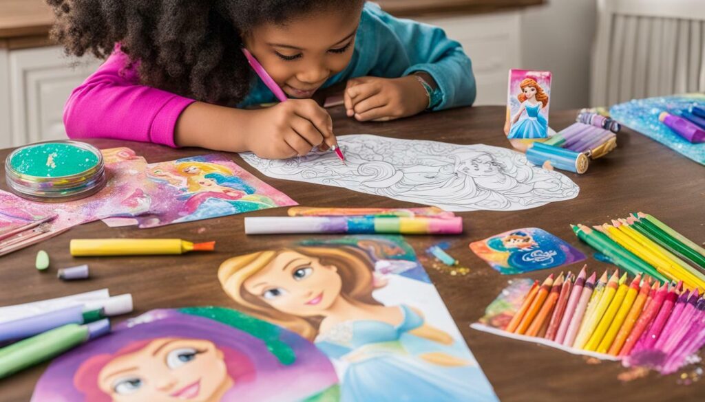 Craft Ideas for Disney Princess Coloring Pages