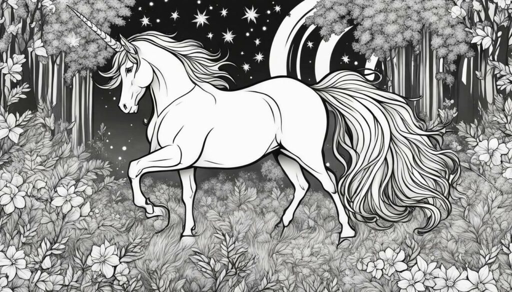 unicorn coloring pages for kids