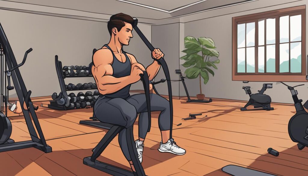home workout cables vs. gym equipment