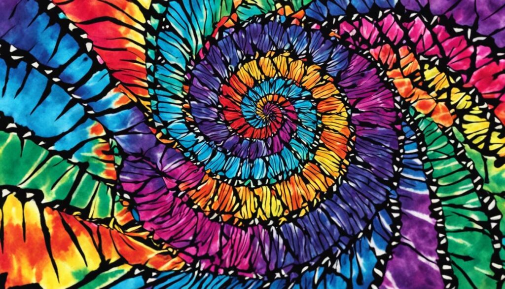 tie dye patterns without rubber bands