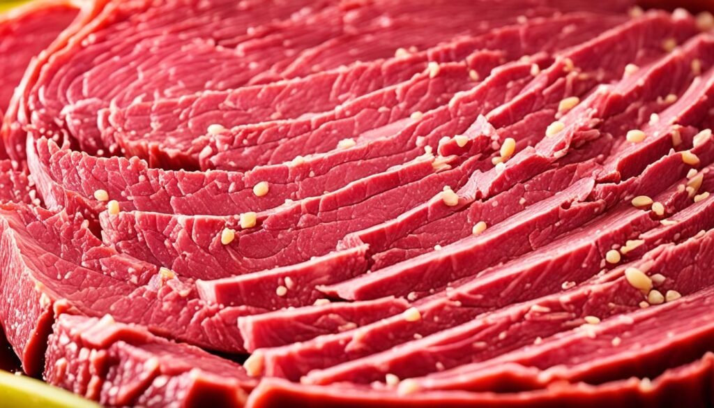 round cut corned beef
