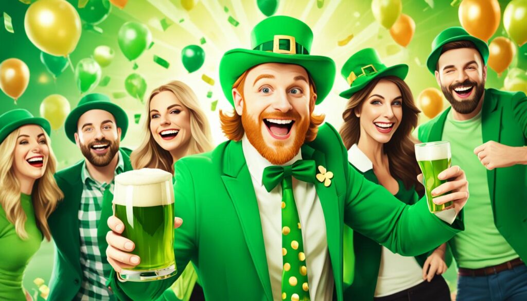 trendy green clothing for adults and adult leprechaun costumes