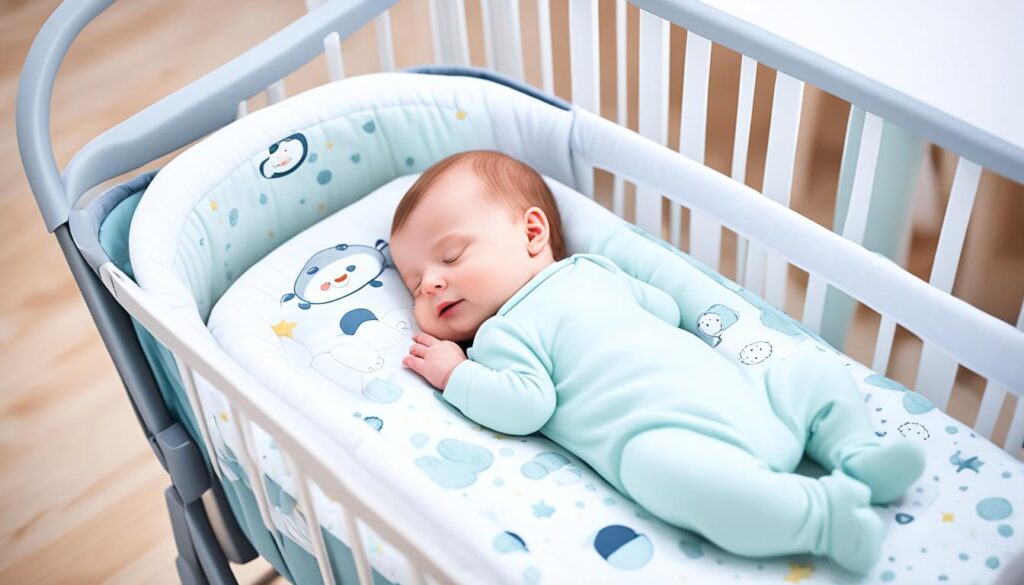 lightweight infant crib