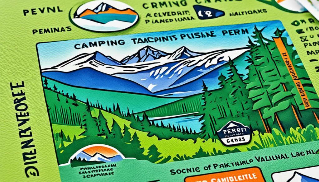 national park camping permits