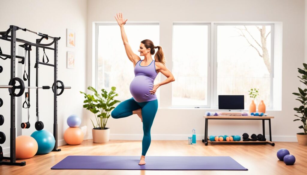 prenatal exercise routine