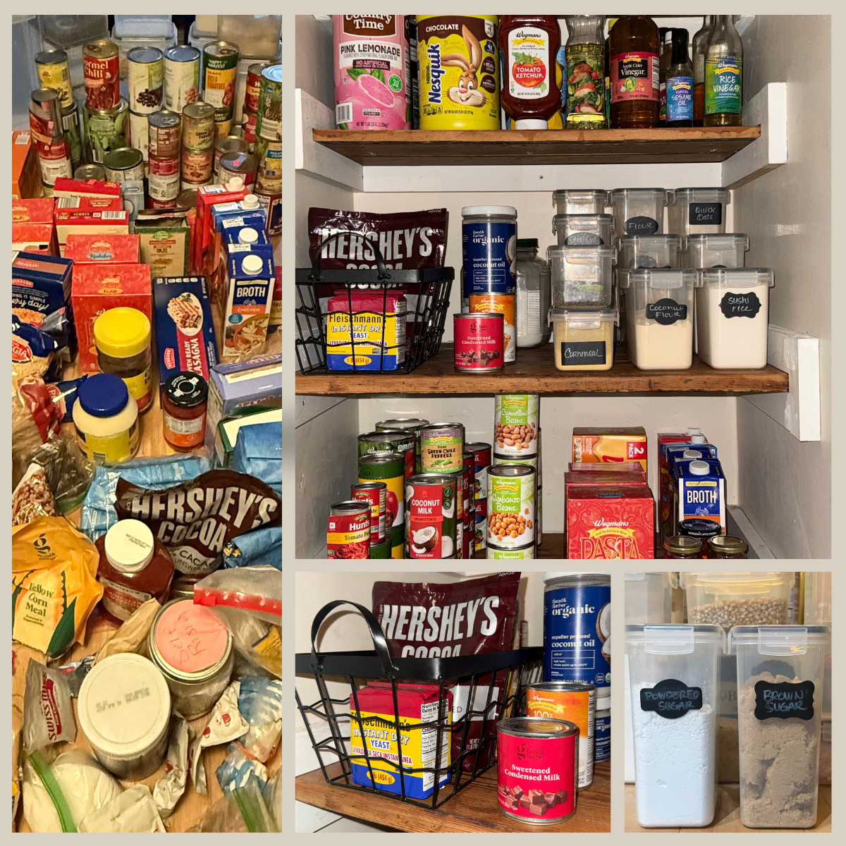 kitchen pantry organization